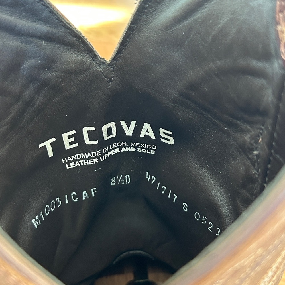 Tecovas Dark Brown Cowboy Boots - Picture 8 of 8